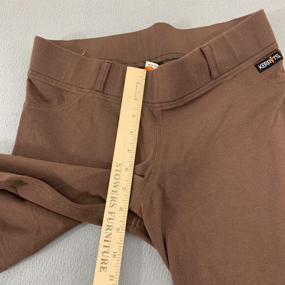 Kerrits Riding Pants Womens Large Brown Knee Patch Bootcut Equestrian Breeches - Picture 6 of 14